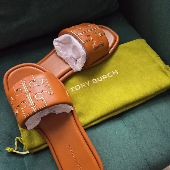 Tory Burch Double T Sports Slide - Picture 2 of 3